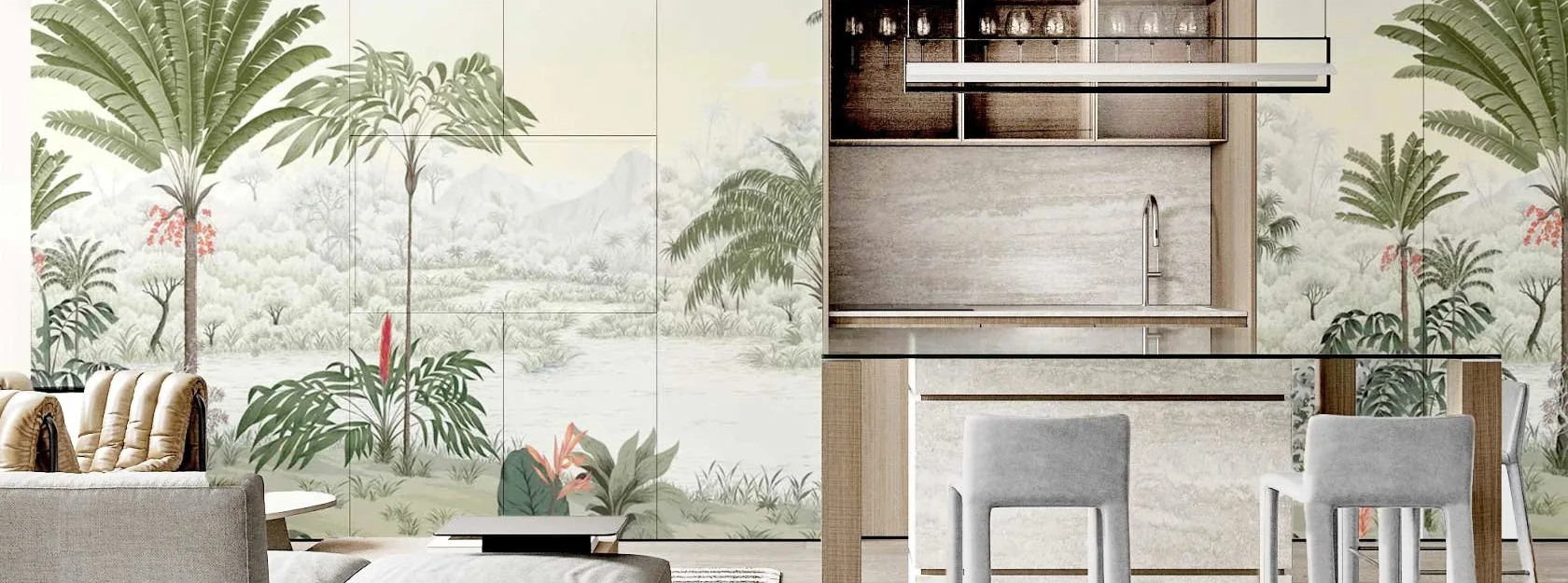 Palm Forest Wallpaper Collection for Any Space